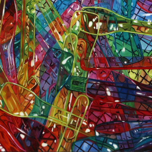 I Scream Spoons - oil on canvas - 122cm x102cm